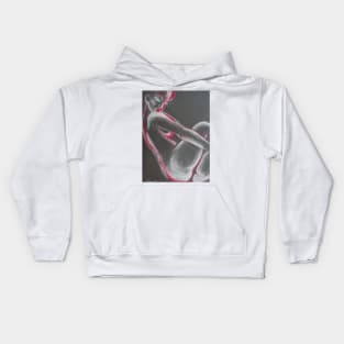 Mood 2 - Female Nude Kids Hoodie